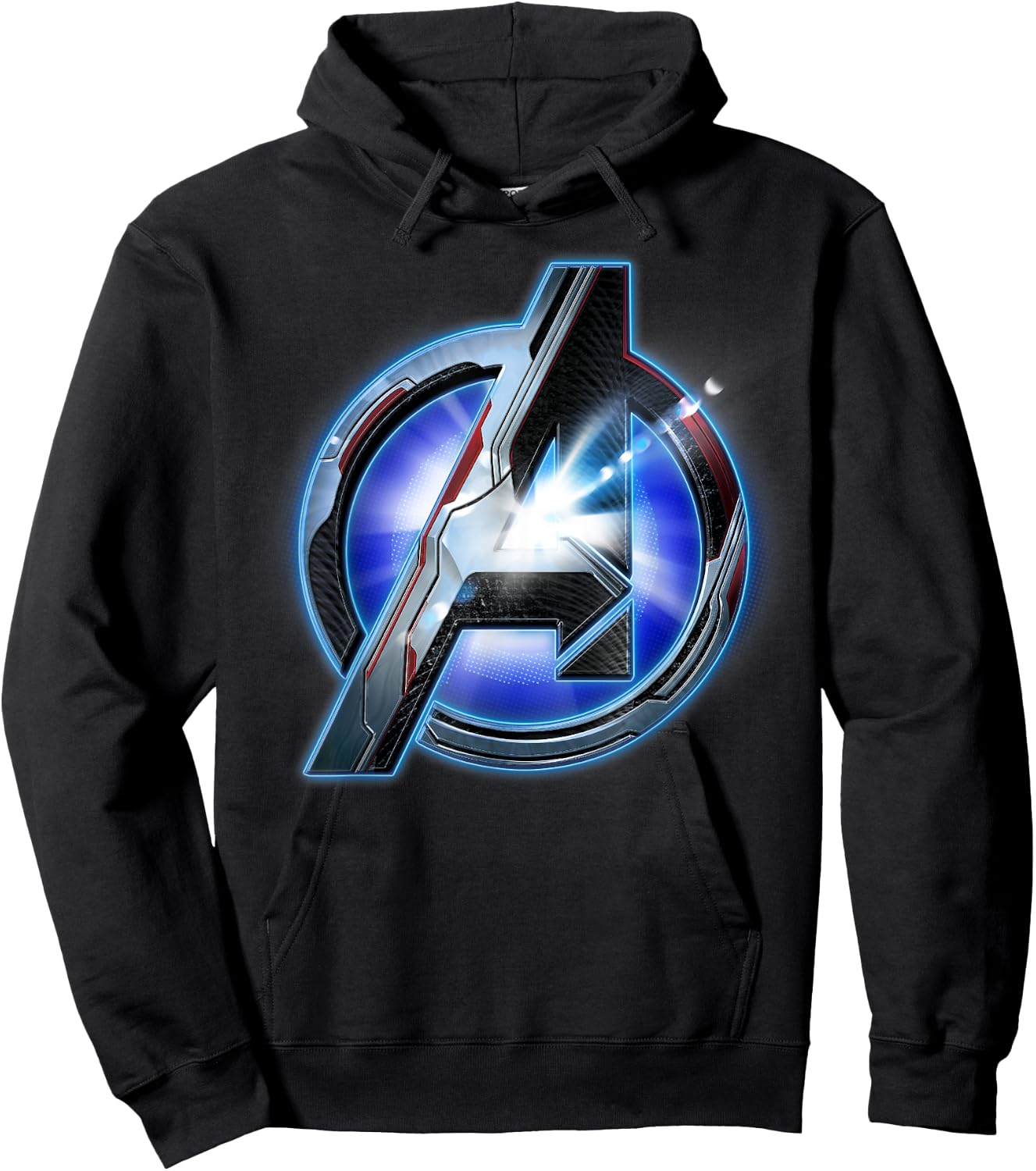Marvel Avengers Endgame Tech Logo Graphic Hoodie - Hoodie | Black