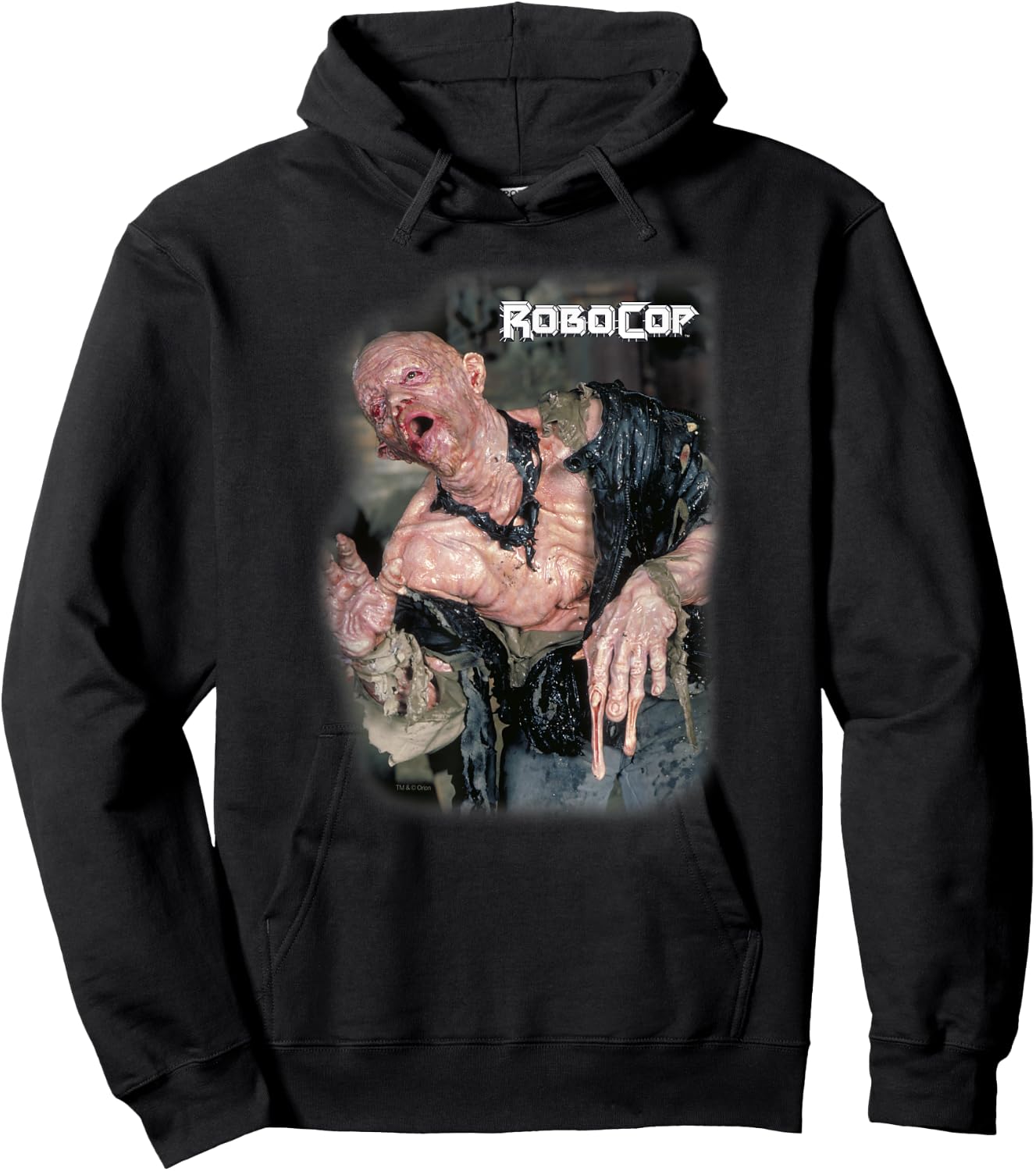 RoboCop Melting Man Portrait Poster Hoodie - Hoodie | Black