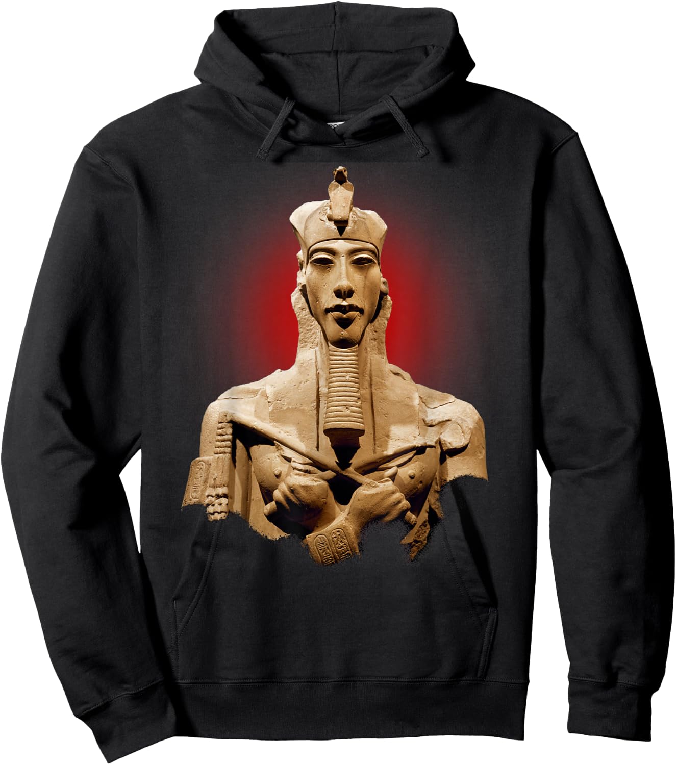 Akhenaten Egyptian Pharaoh Hoodie - Hoodie | Black