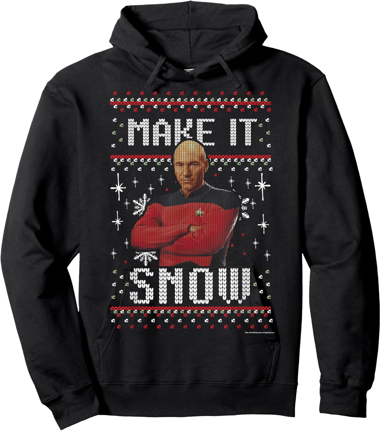 Star Trek: The Next Generation Make It Snow Hoodie - Hoodie | Black