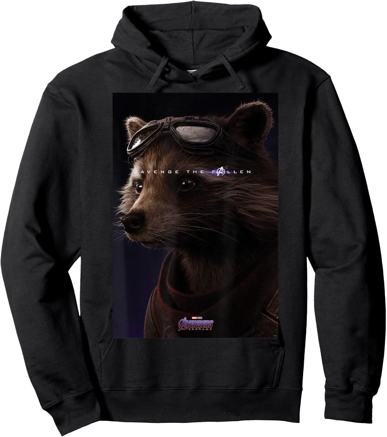 Marvel Avengers Endgame Rocket What Ever It Takes Poster Hoodie - Hoodie | Black