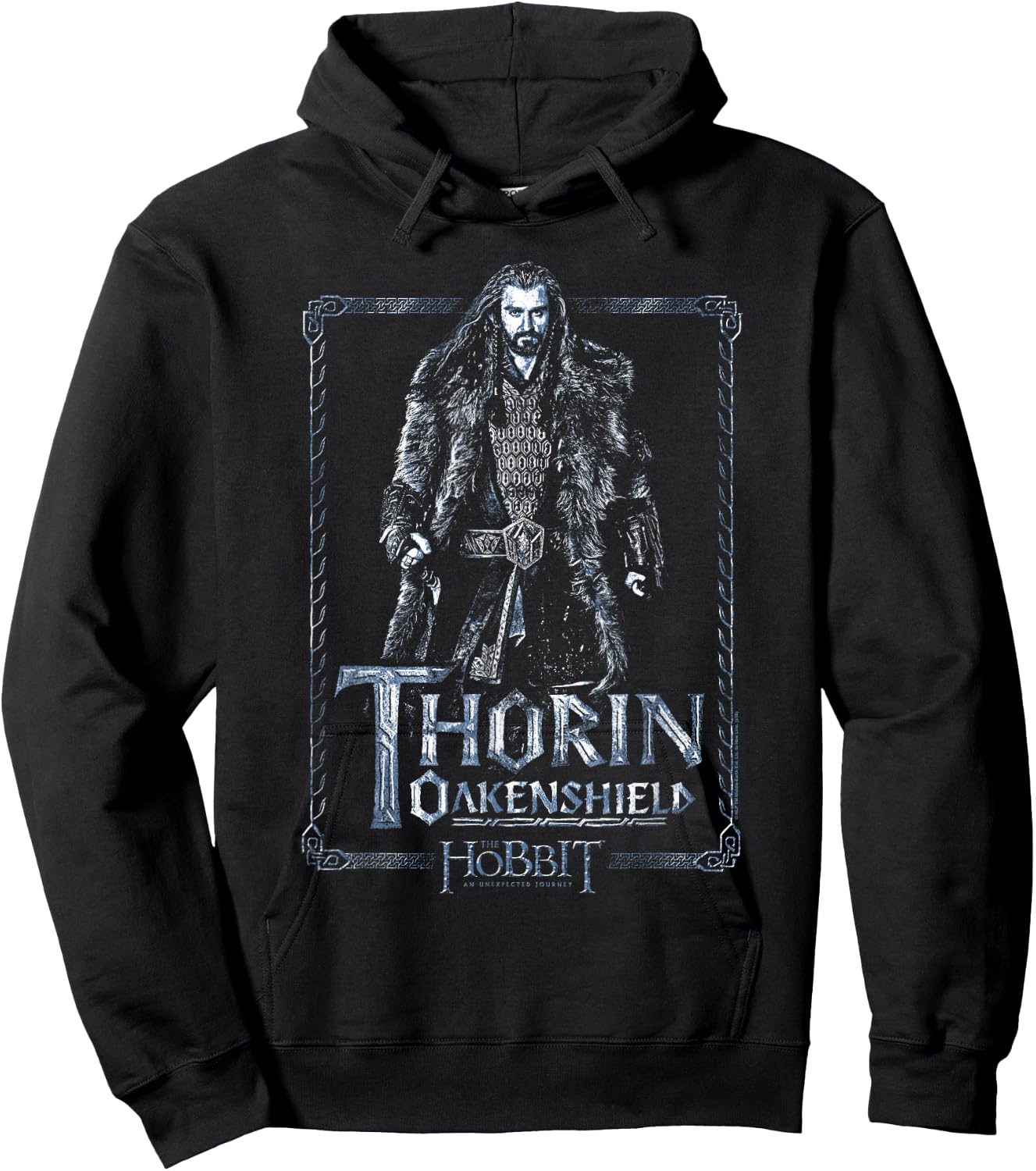 Hobbit Thorin Stare T Shirt Hoodie - Hoodie | Black