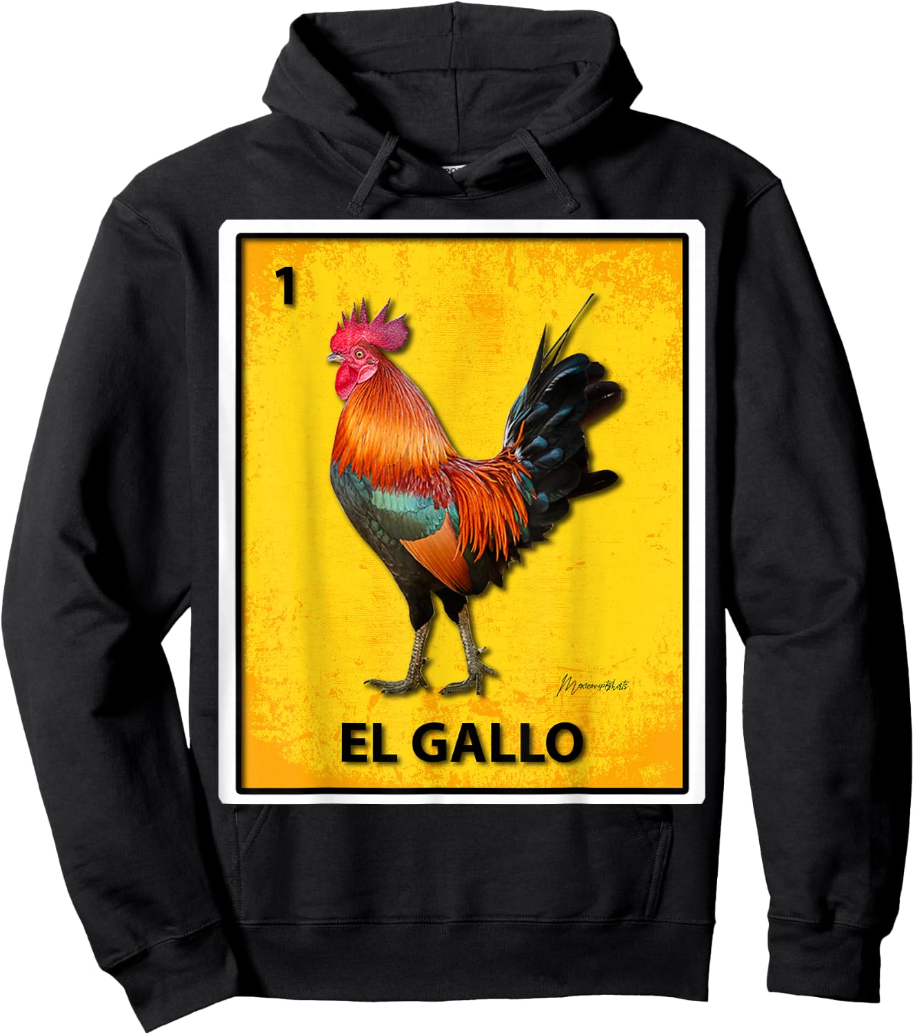 El Gallo Colorado Hoodie - Hoodie | Black