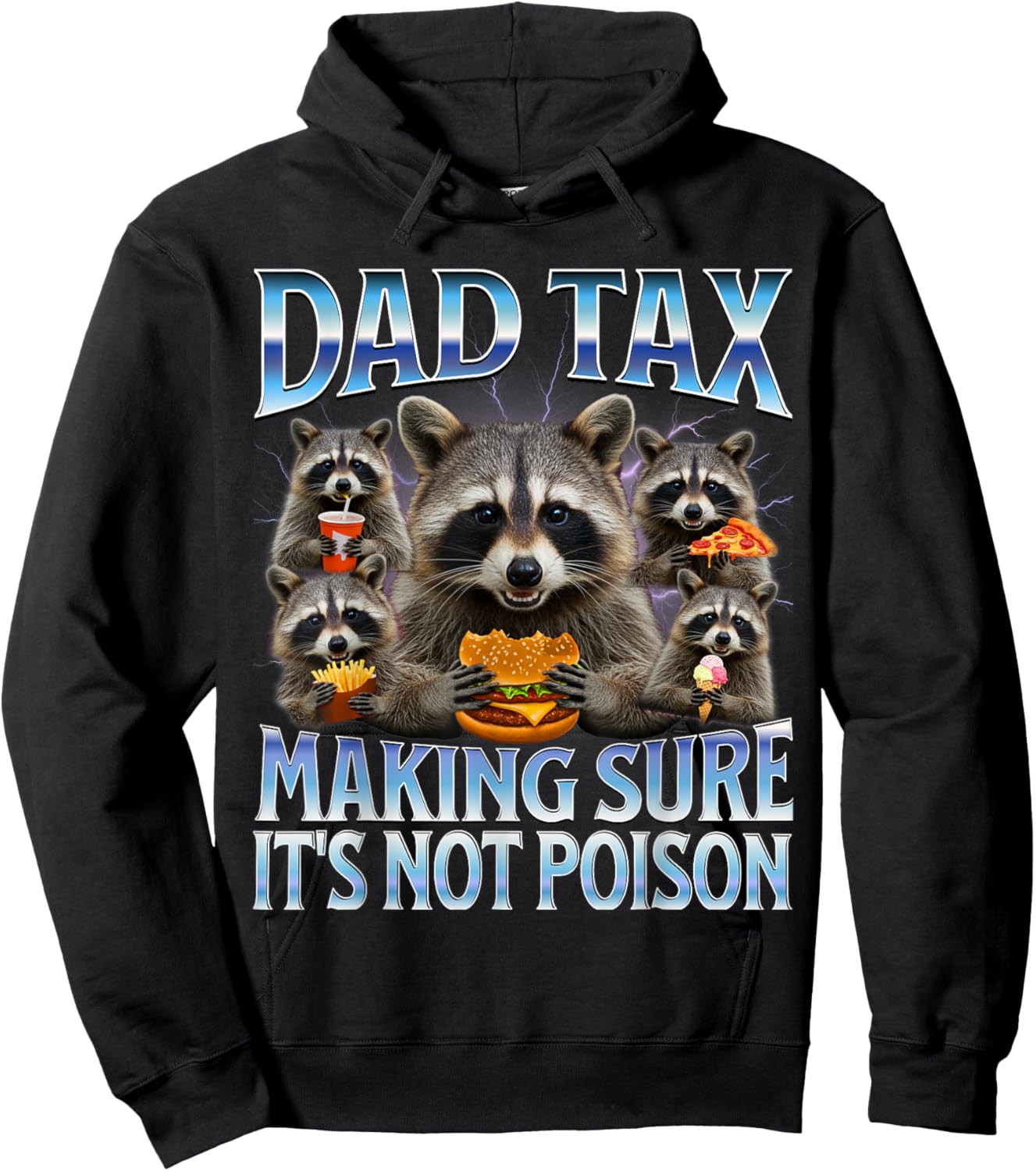 Dad tax making sure its not poison bootleg fathers day Hoodie - Hoodie | Black