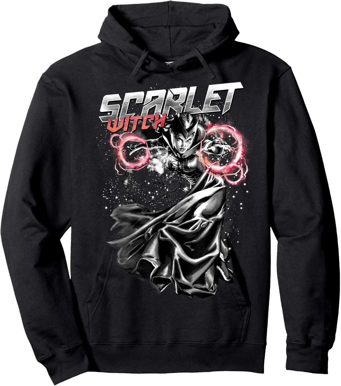 Marvel Scarlet Witch Fire Hexes Graphic Hoodie - Hoodie | Black
