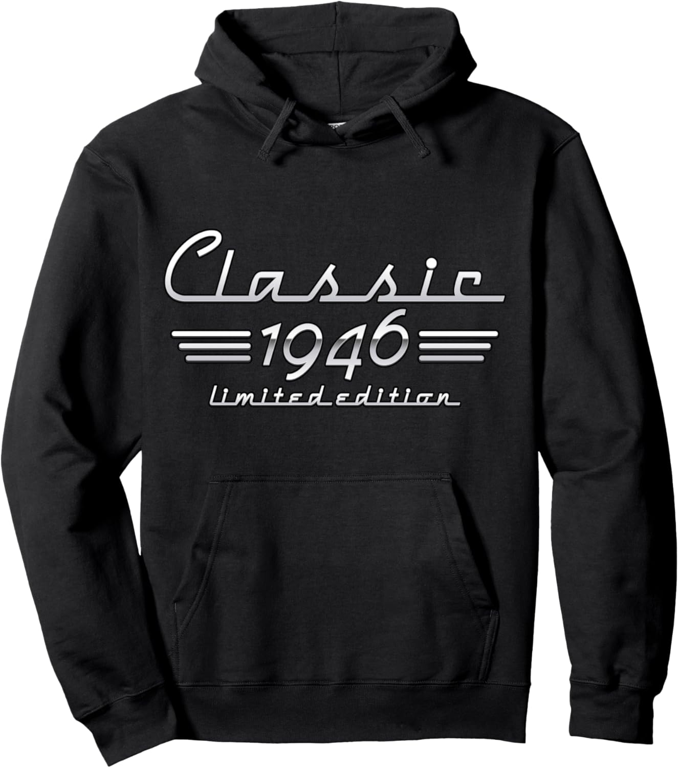 80 Yr Old Classic 1946 Limited Edition Men Dad 80th Birthday Hoodie - Hoodie | Black