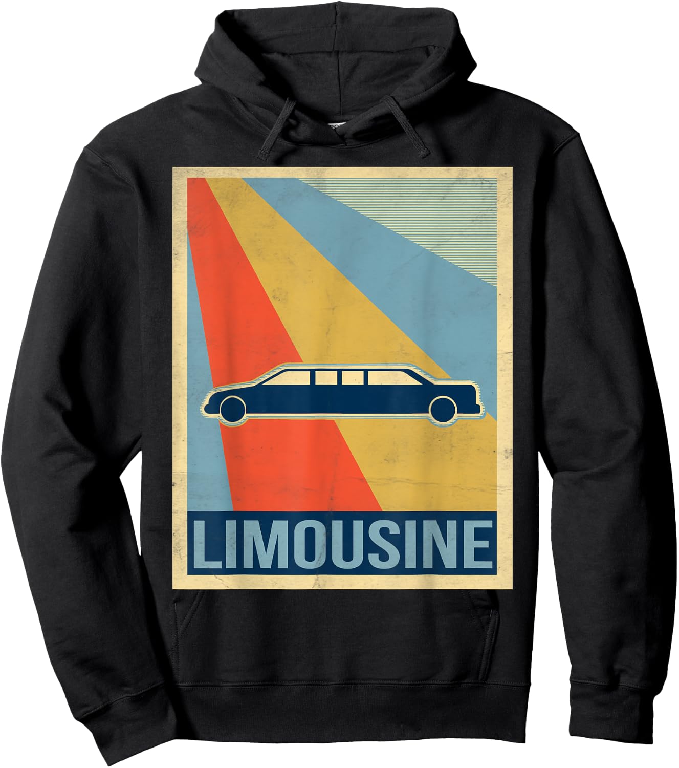 Retro Limousine Shirt Hoodie - Hoodie | Black