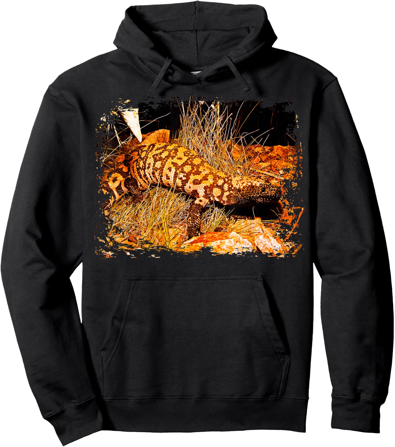 Cute Gila Monster Lizard Hoodie - Hoodie | Black