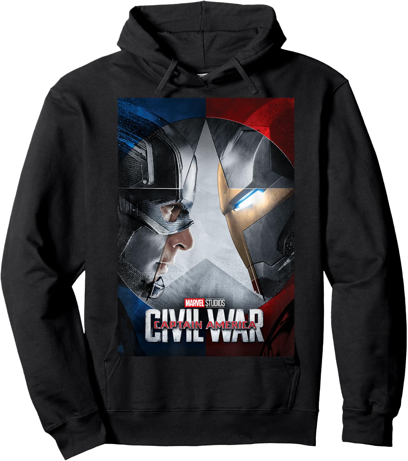 Marvel Studios Capt. America Civil War Movie Graphic Hoodie - Hoodie | Black