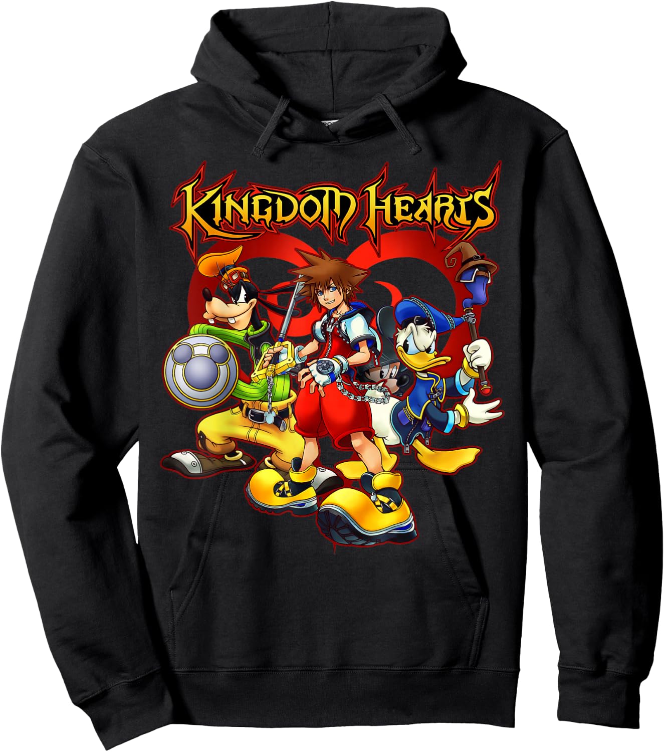 Disney - Kingdom Hearts Team Ready Hoodie - Hoodie | Black