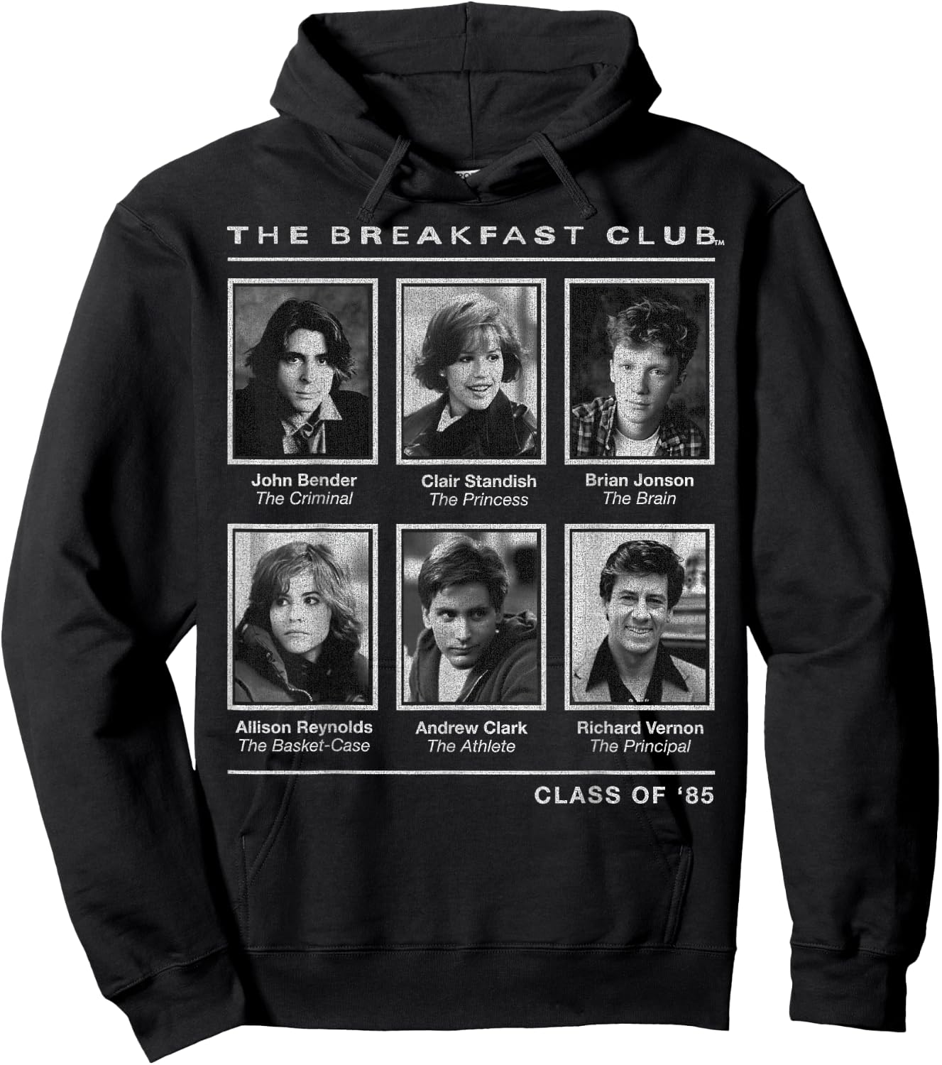 Breakfast Club Year Book Club Photos Hoodie - Hoodie | Black