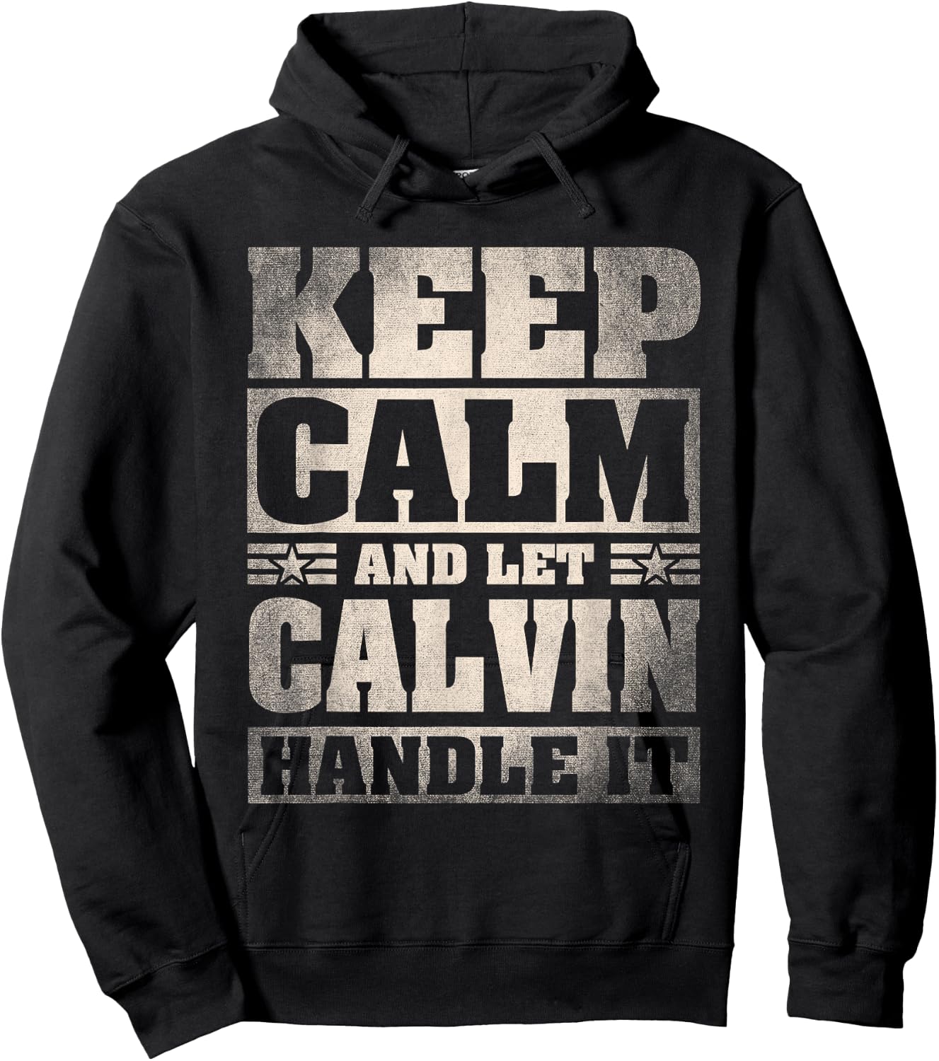 Calvin Name Shirt Personalized Calvin First Name Hoodie - Hoodie | Black