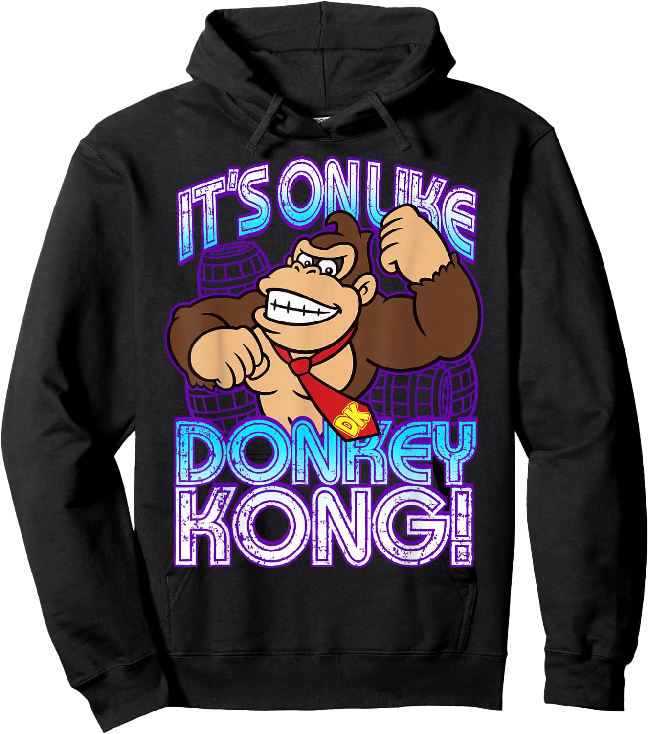 Nintendo Donkey Kong It's On Taunt Graphic Hoodie - Hoodie | Black