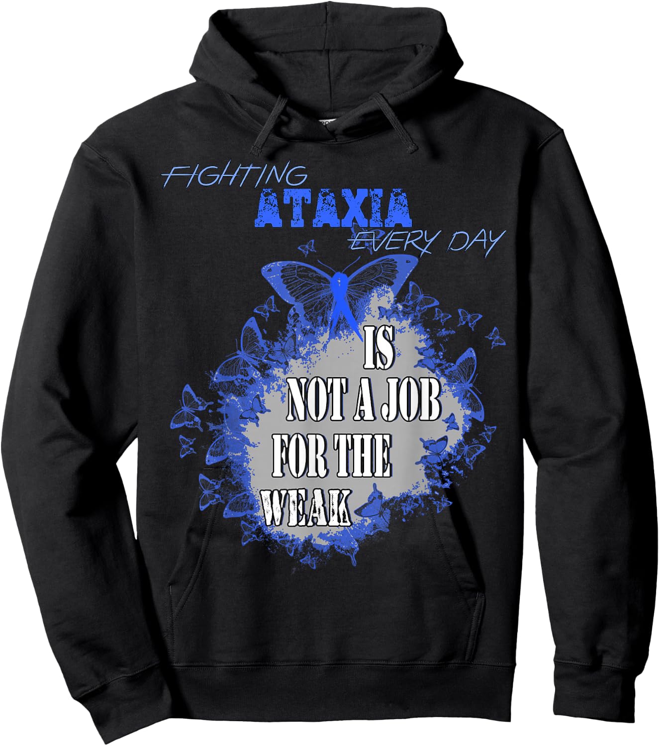 Ataxia Awareness Hoodie - Hoodie | Black