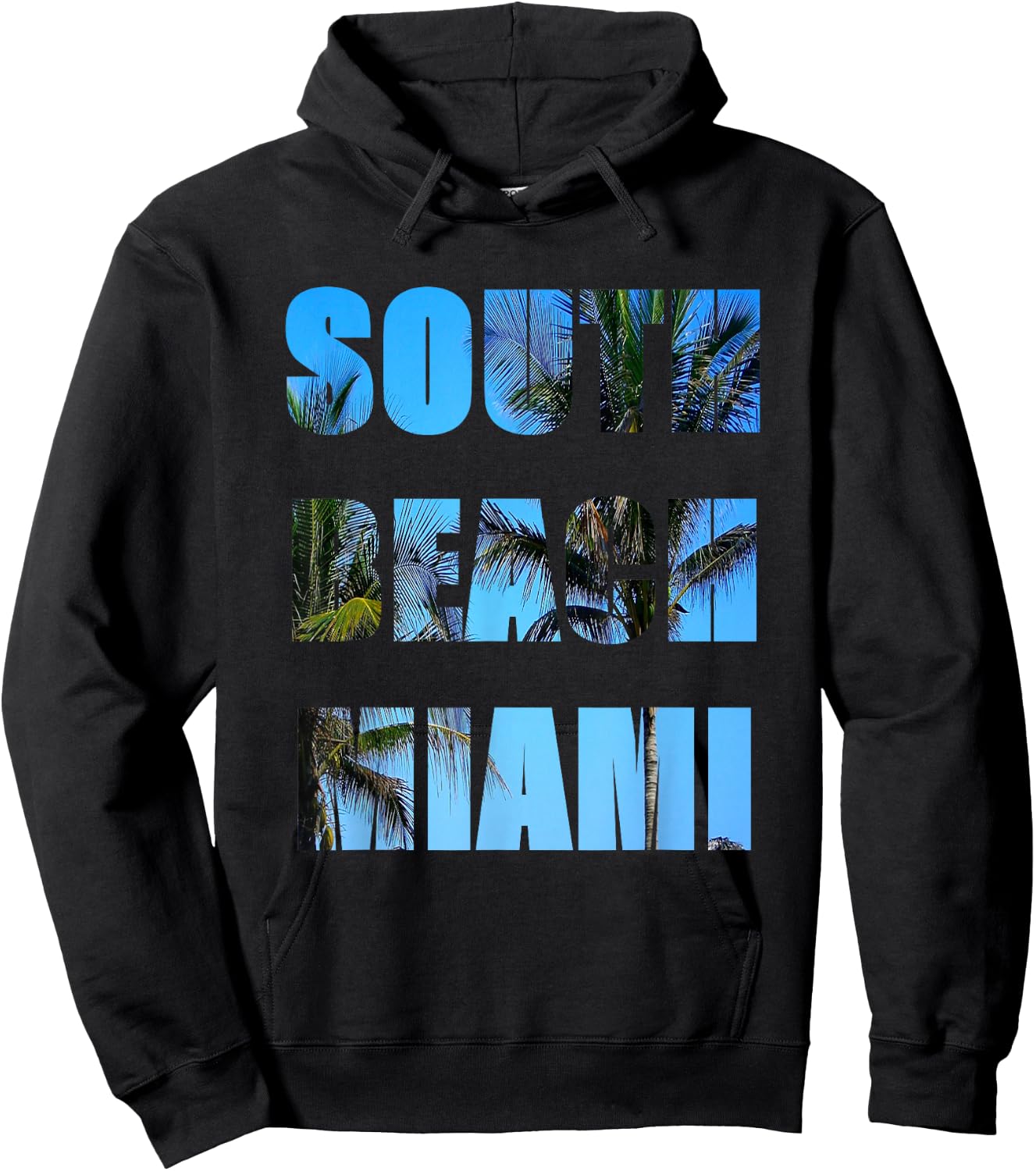 South Beach Miami Hoodie - Hoodie | Black