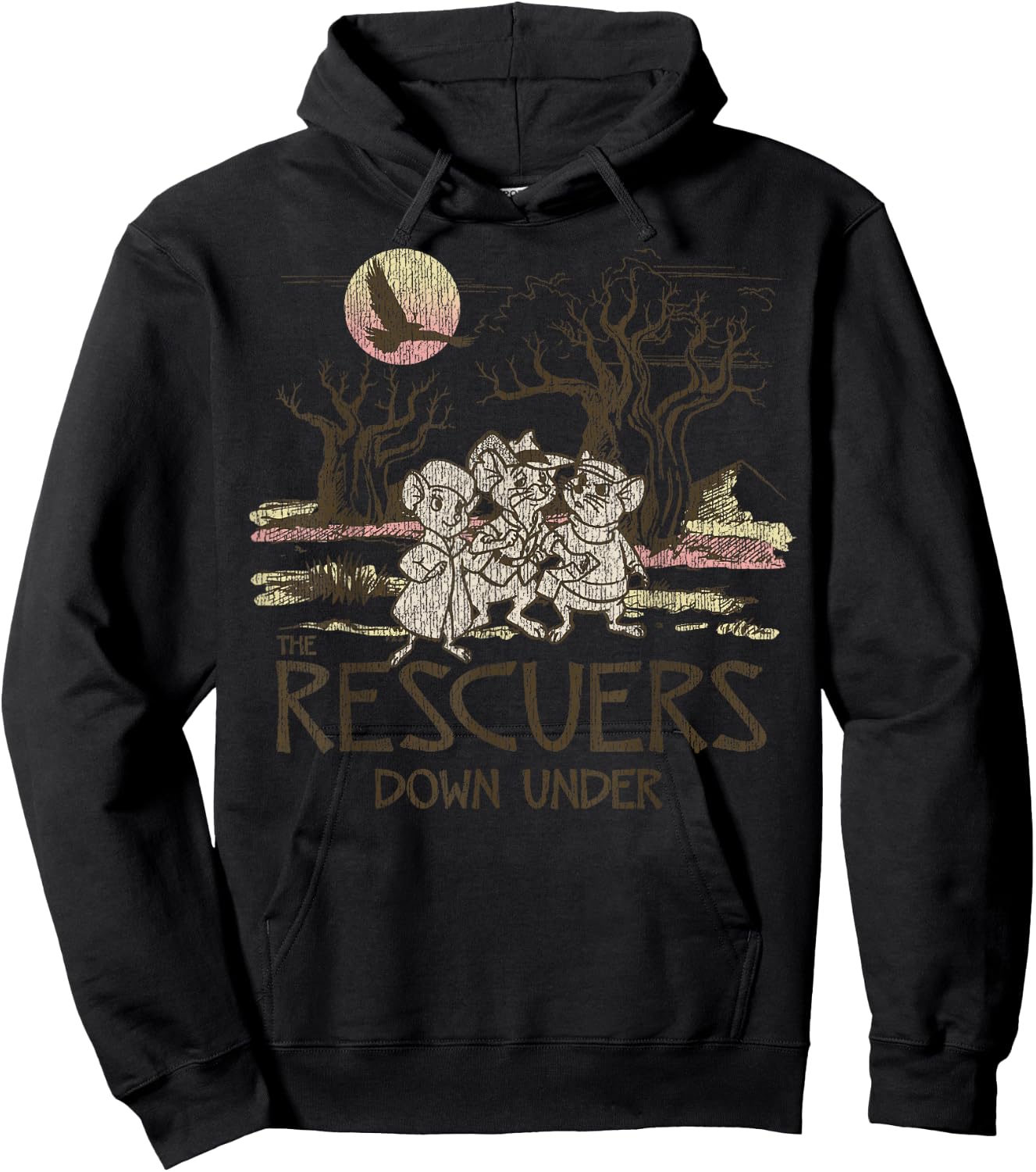 Disney Rescuers Down Under Adventure Mice Hoodie - Hoodie | Black