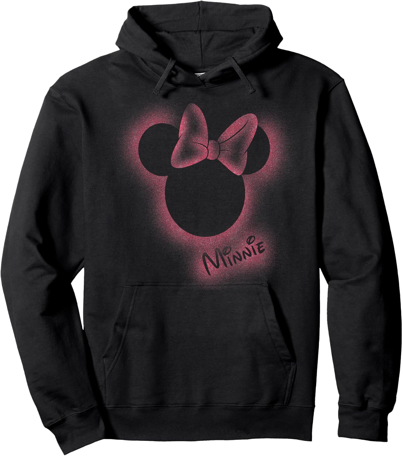 Disney - Minnie Mouse Stencil Hoodie - Hoodie | Black