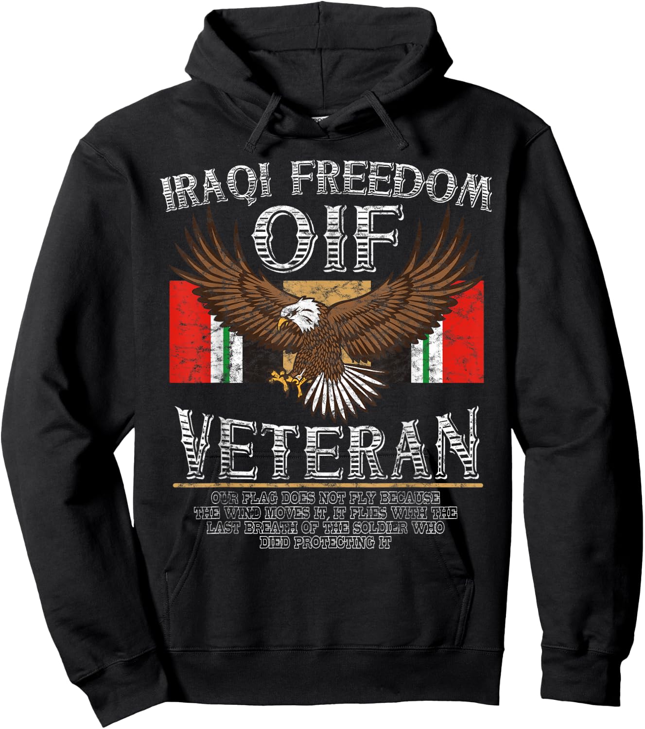 OIF Veteran Shirt- Operation Iraqi Freedom Hoodie - Hoodie | Black