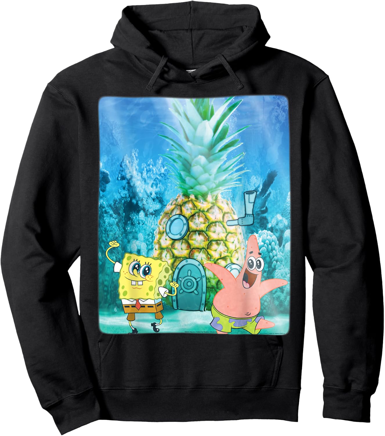 SpongeBob SquarePants - Fish Bowl Hoodie - Hoodie | Black