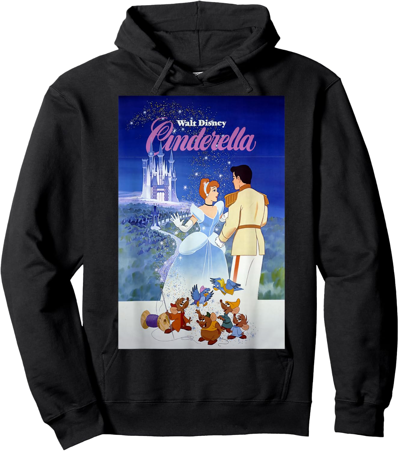 Disney Cinderella Vintage Poster Small Hoodie - Hoodie | Black