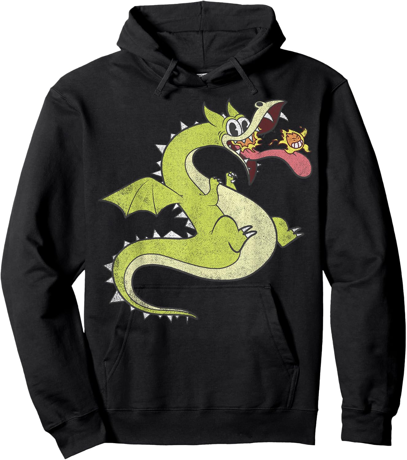 Cuphead Distressed Grim Matchstick Hoodie - Hoodie | Black