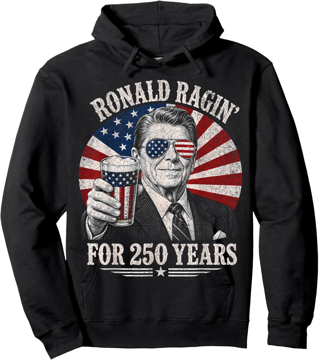 Ronald Ragin - 250th Anniversary USA Hoodie - Hoodie | Black