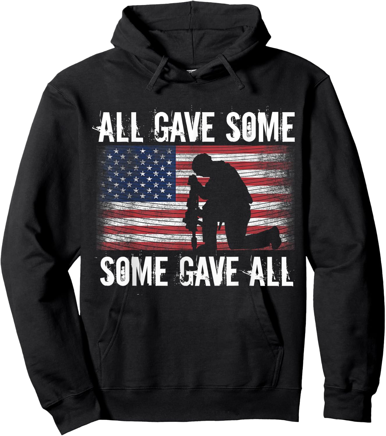 All Gave Some, Some Gave Patriotic Hoodie - Hoodie | Black