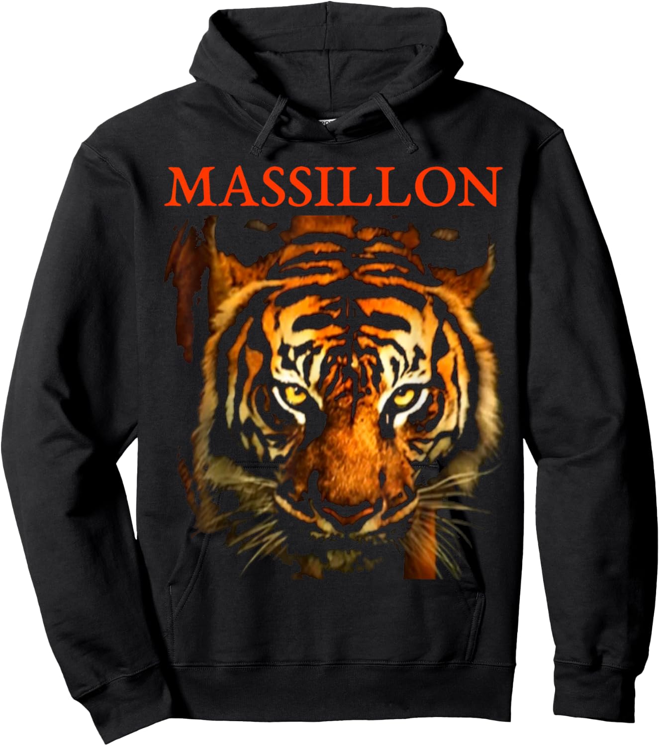 Massillon, Sports, Football, Baseball, Basketball. Tigers Hoodie - Hoodie | Black