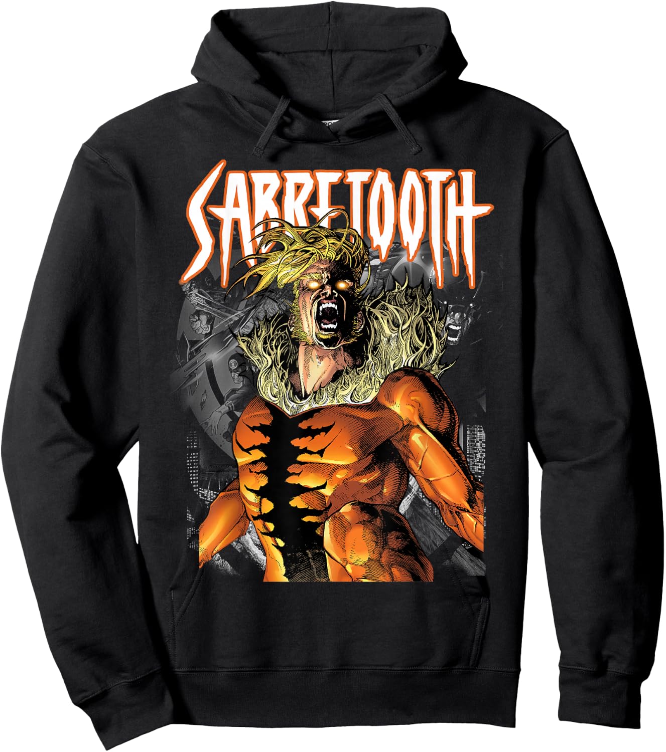 Marvel X-Men Classic Sabretooth Release Inner Beast Hoodie - Hoodie | Black