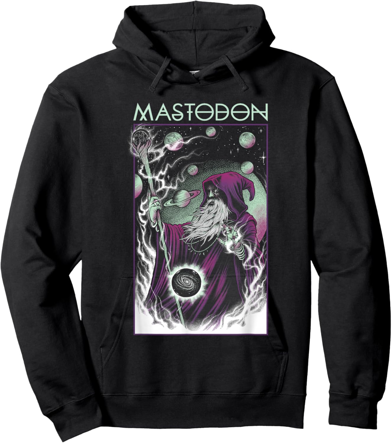 Mastodon The Infinite Arc Tour Saratoga Springs Hoodie - Hoodie | Black