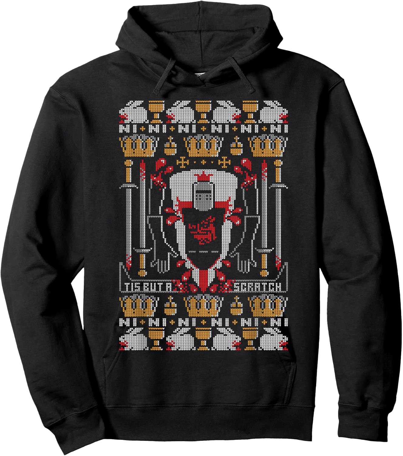 Black Knight / Holy Grail / Legs Off / Funny British Comedy Hoodie - Hoodie | Black