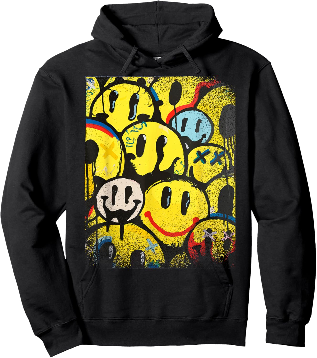 Funny Trippy Vaporwave EDM Rave Festival House Techno Hoodie - Hoodie | Black