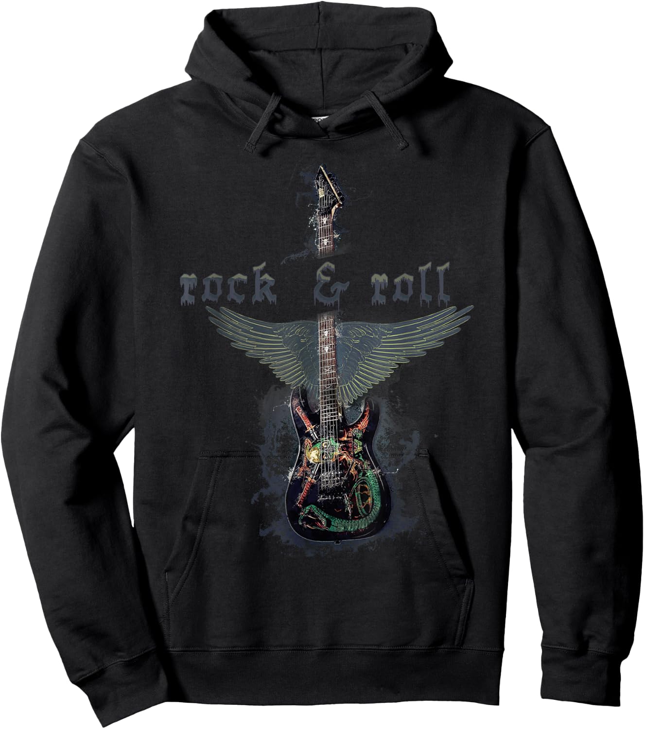 Rock and Roll Guitar product Hoodie - Hoodie | Black
