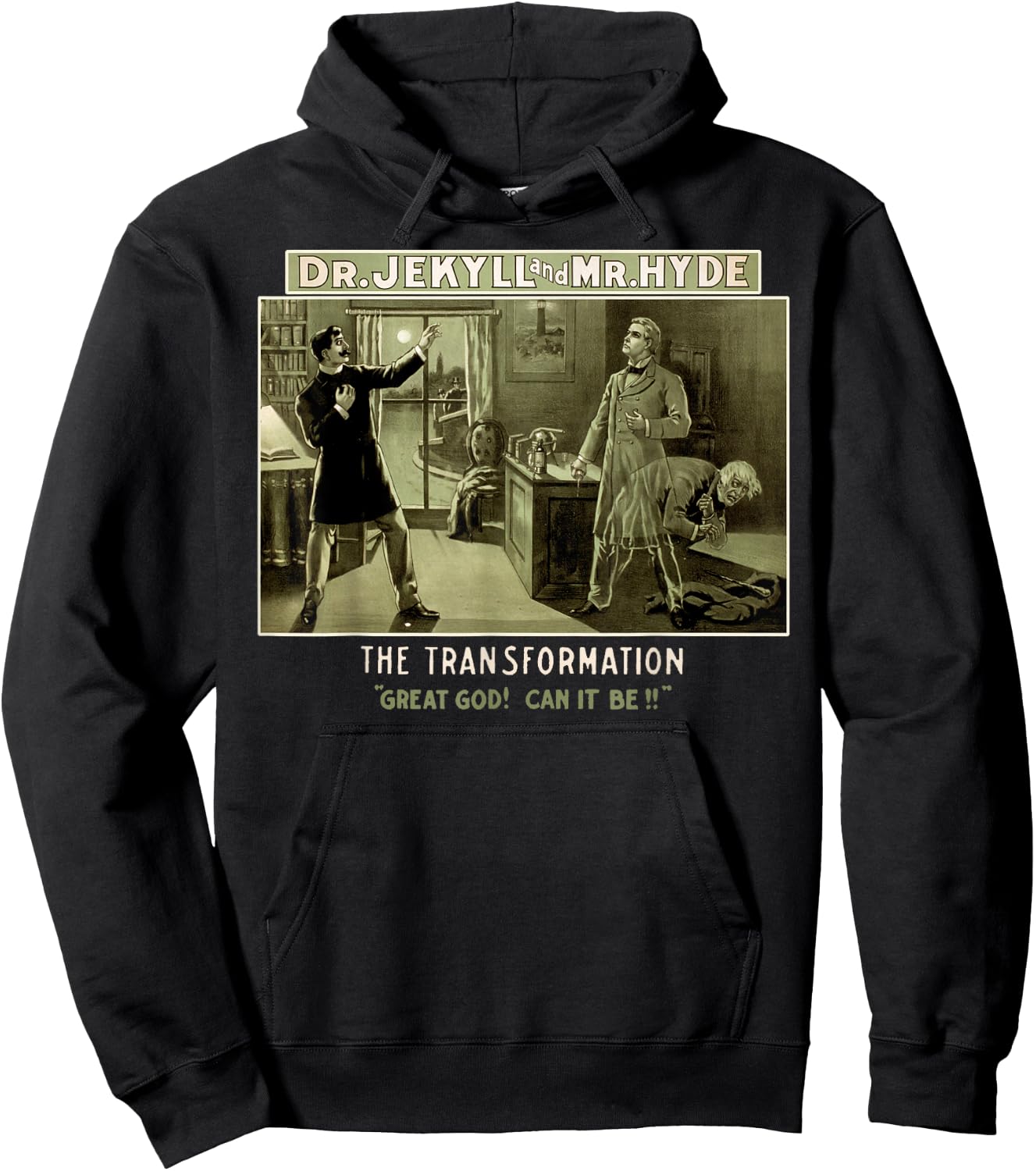 Classic Horror Story Strange Case of Dr. Jekyll and Mr. Hyde Hoodie - Hoodie | Black
