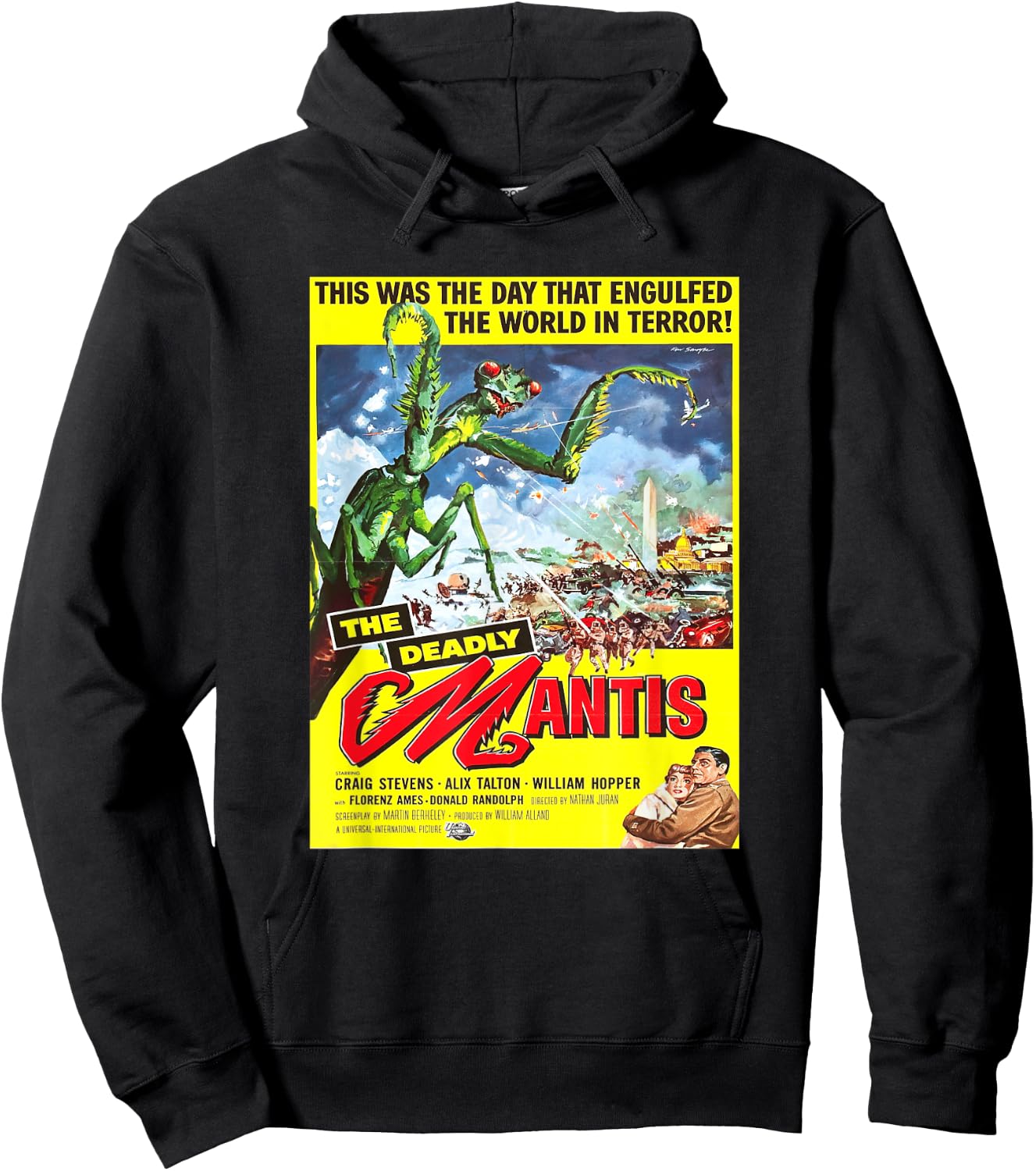 Vintage Mantis science-fiction movie shirt Hoodie - Hoodie | Black