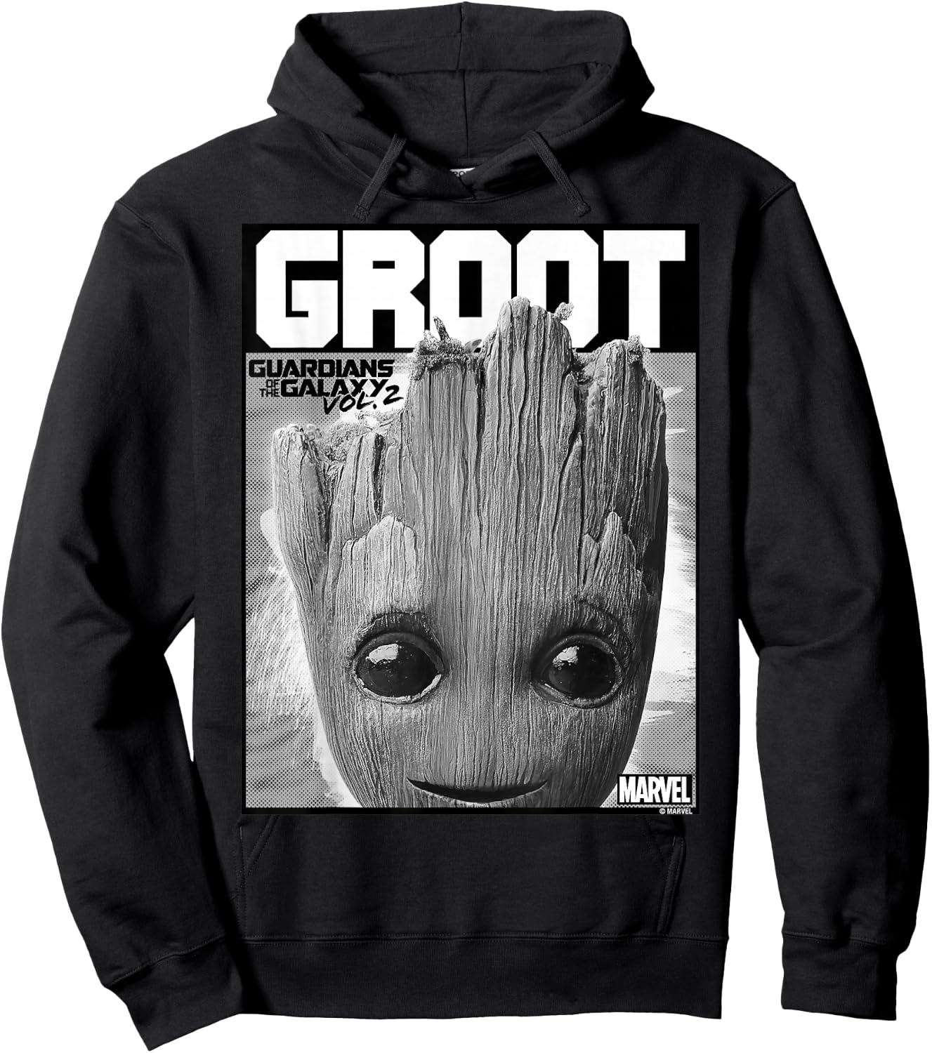 Marvel Guardians Vol. 2 Baby Groot Close-Up C1 Hoodie - Hoodie | Black