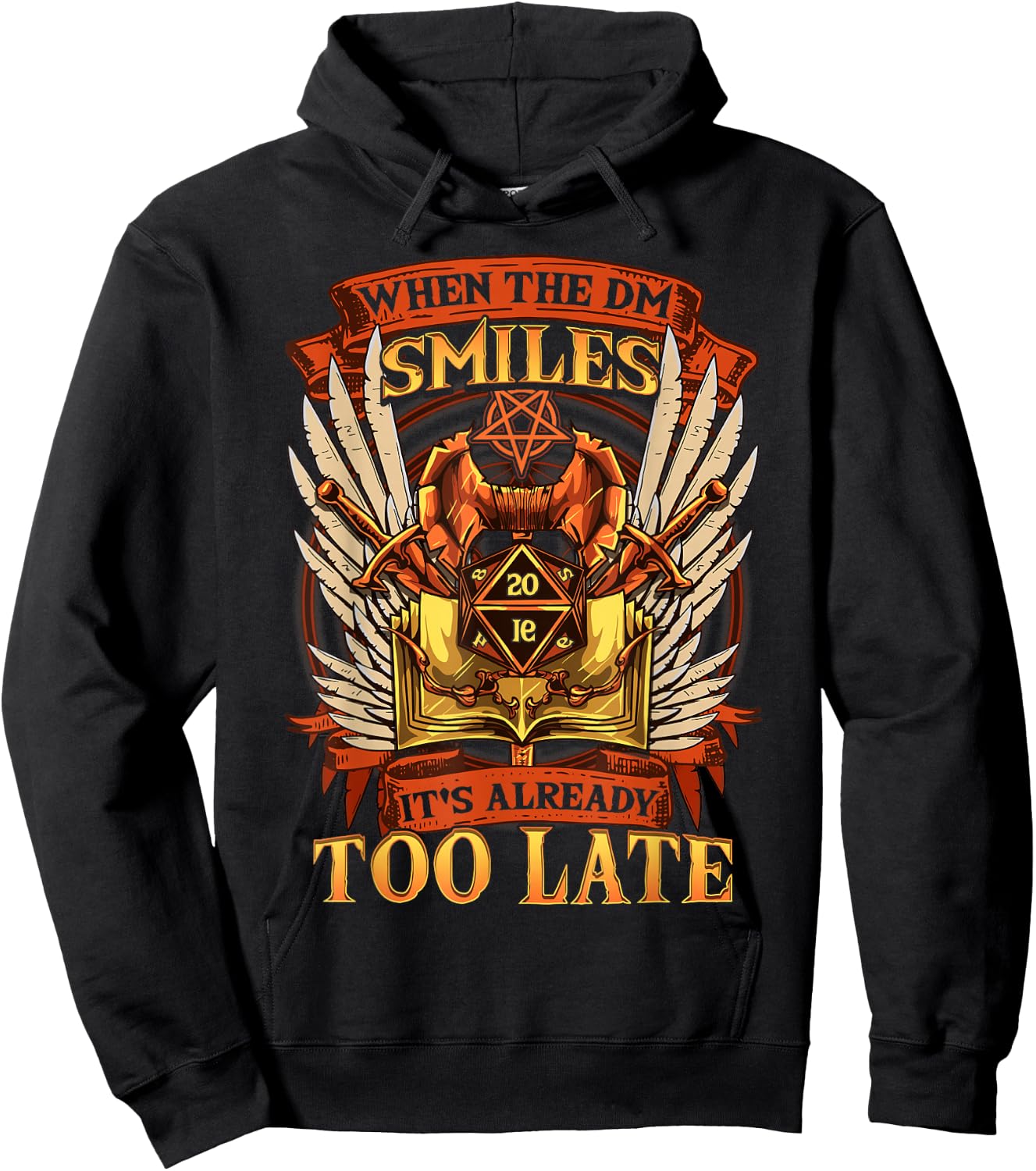 Funny When the DM Smiles, It's Already Too Late Hoodie - Hoodie | Black