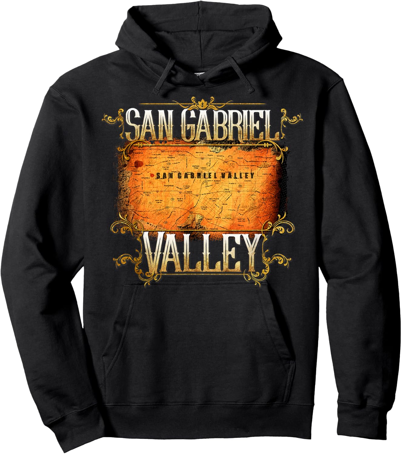 "SGV Shirt" San Gabriel Valley California Lover Hoodie - Hoodie | Black