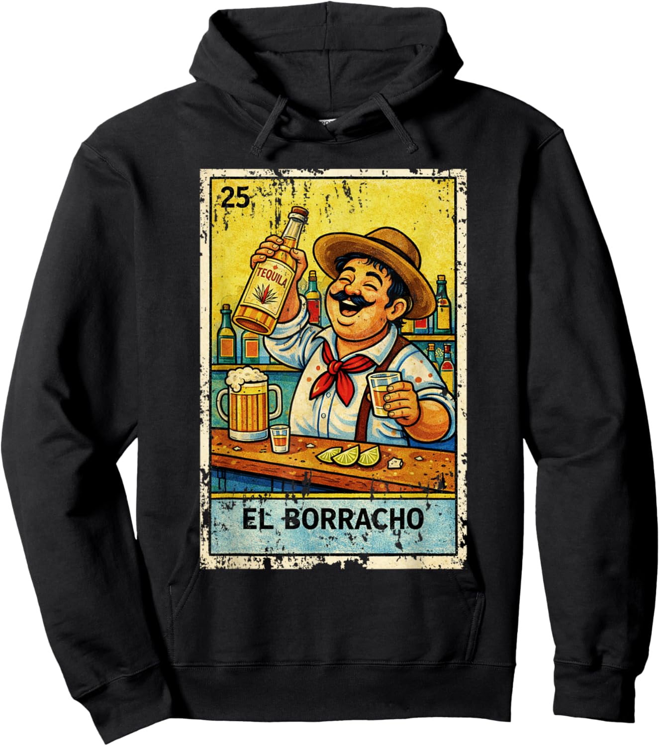 EL Borracho Cinco de Mayo Hoodie - Hoodie | Black