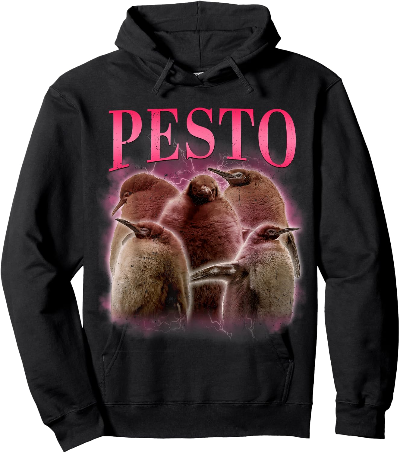 Cute Pesto The Penguin Funny Gaint Baby Penguin Pesto Hoodie - Hoodie | Black