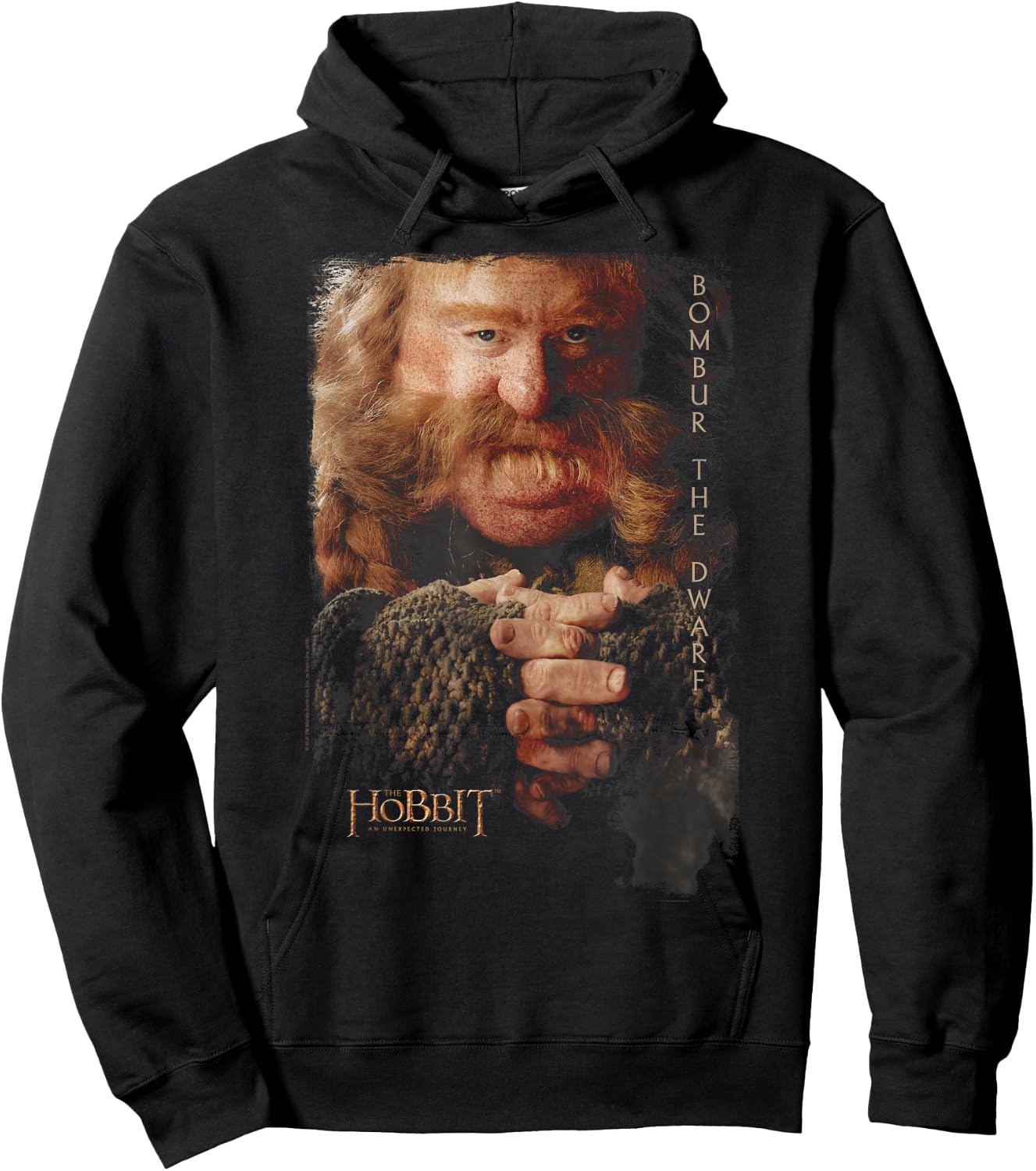 Hobbit Bombur T Shirt Hoodie - Hoodie | Black