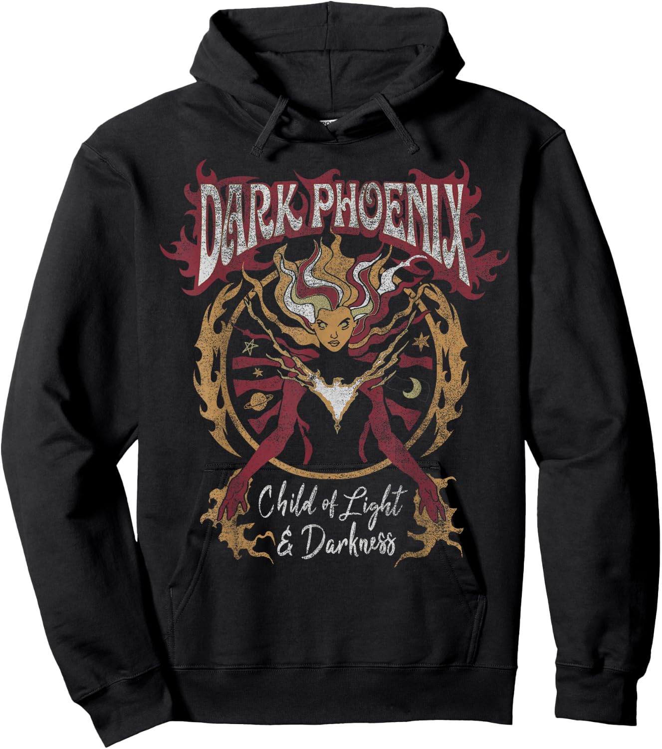 Marvel X-Men Dark Phoenix Light & Darkness Retro Hoodie - Hoodie | Black