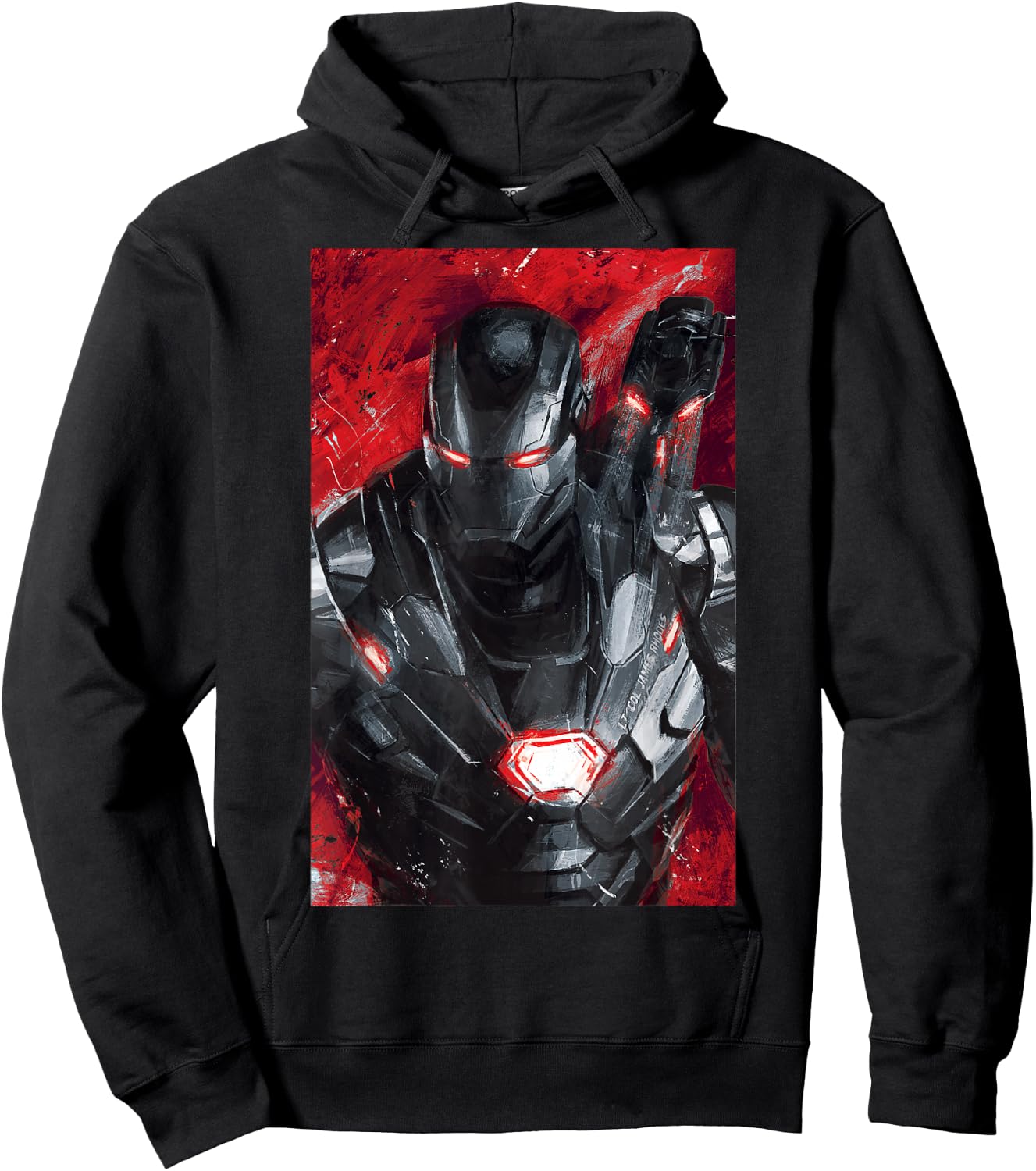Marvel Avengers Endgame War Machine Painting Graphic Hoodie - Hoodie | Black