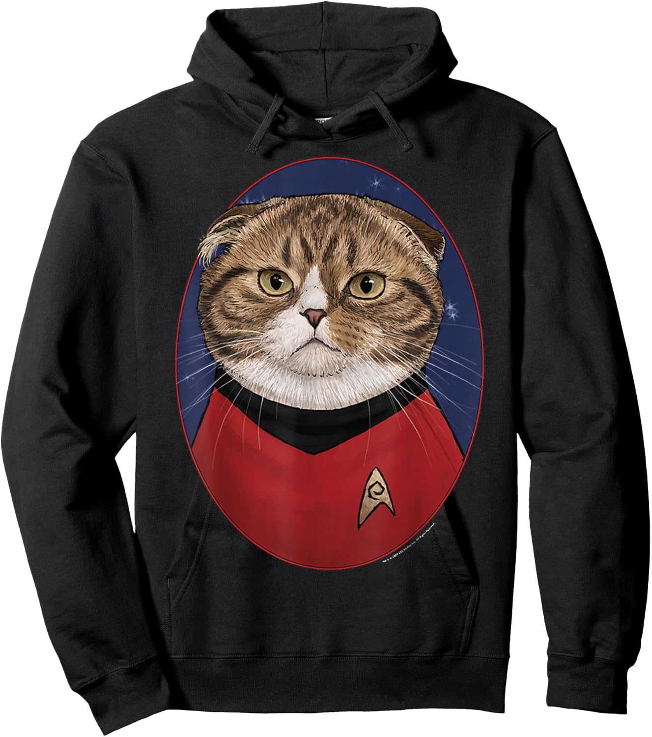 Star Trek Scotty Cat Formation Hoodie - Hoodie | Black