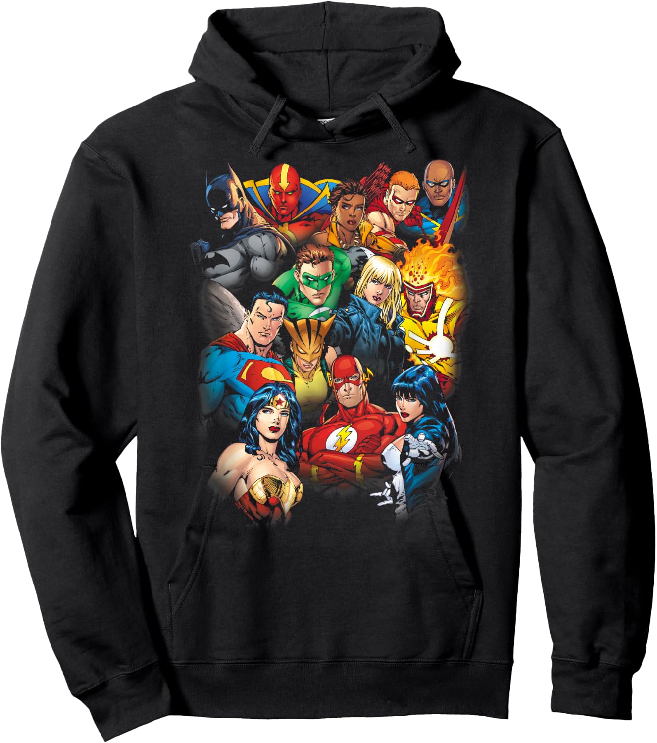 DC Comics Justice League -Adults Kids Hoodie - Hoodie | Black