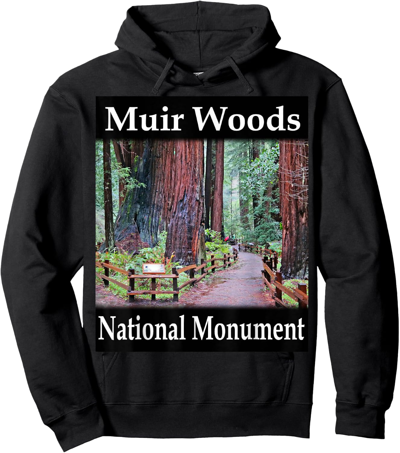 Yellow House Outlet: Muir Woods National Monument Hoodie - Hoodie | Black