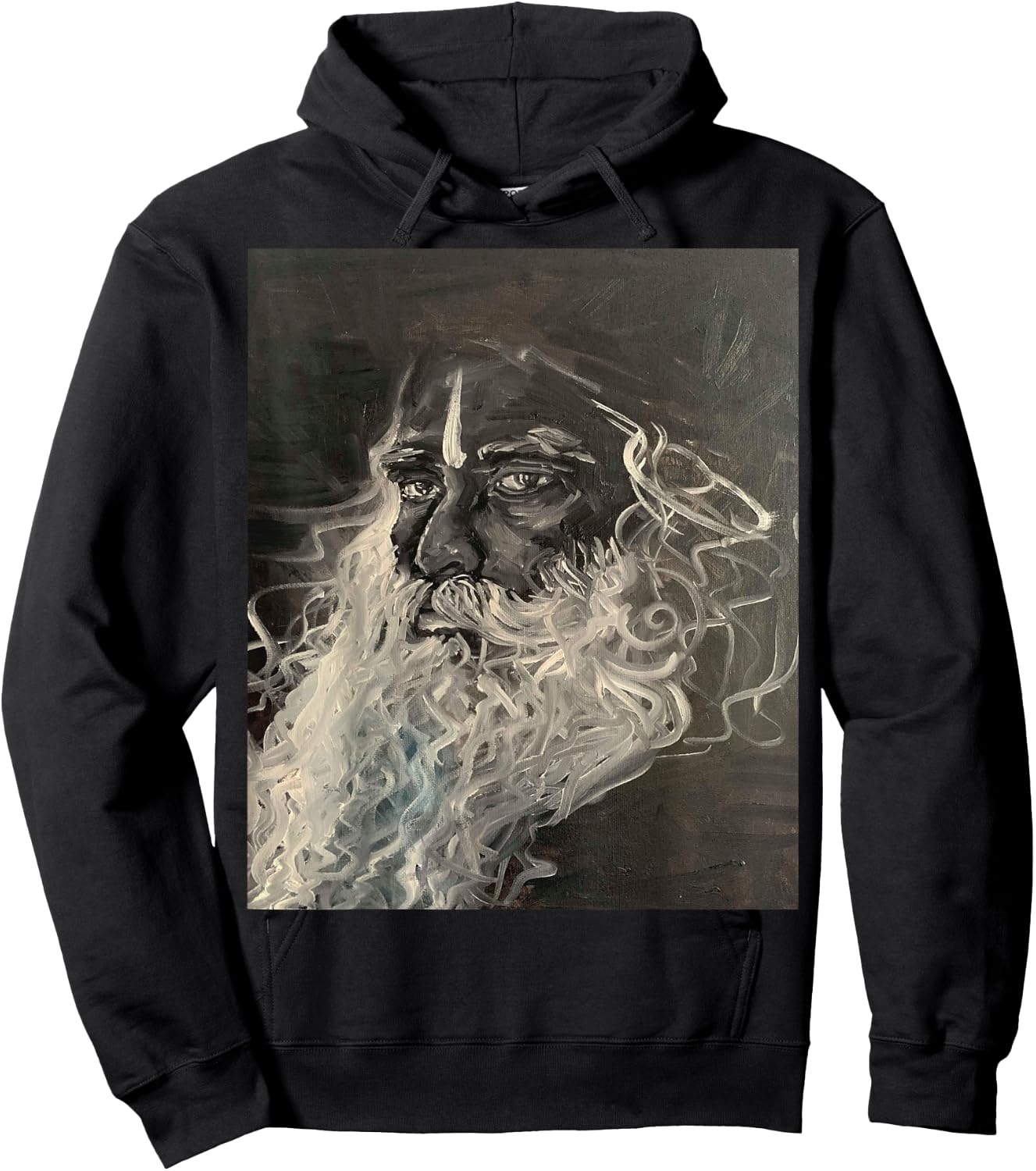 Sadhguru Art Hoodie - Hoodie | Black