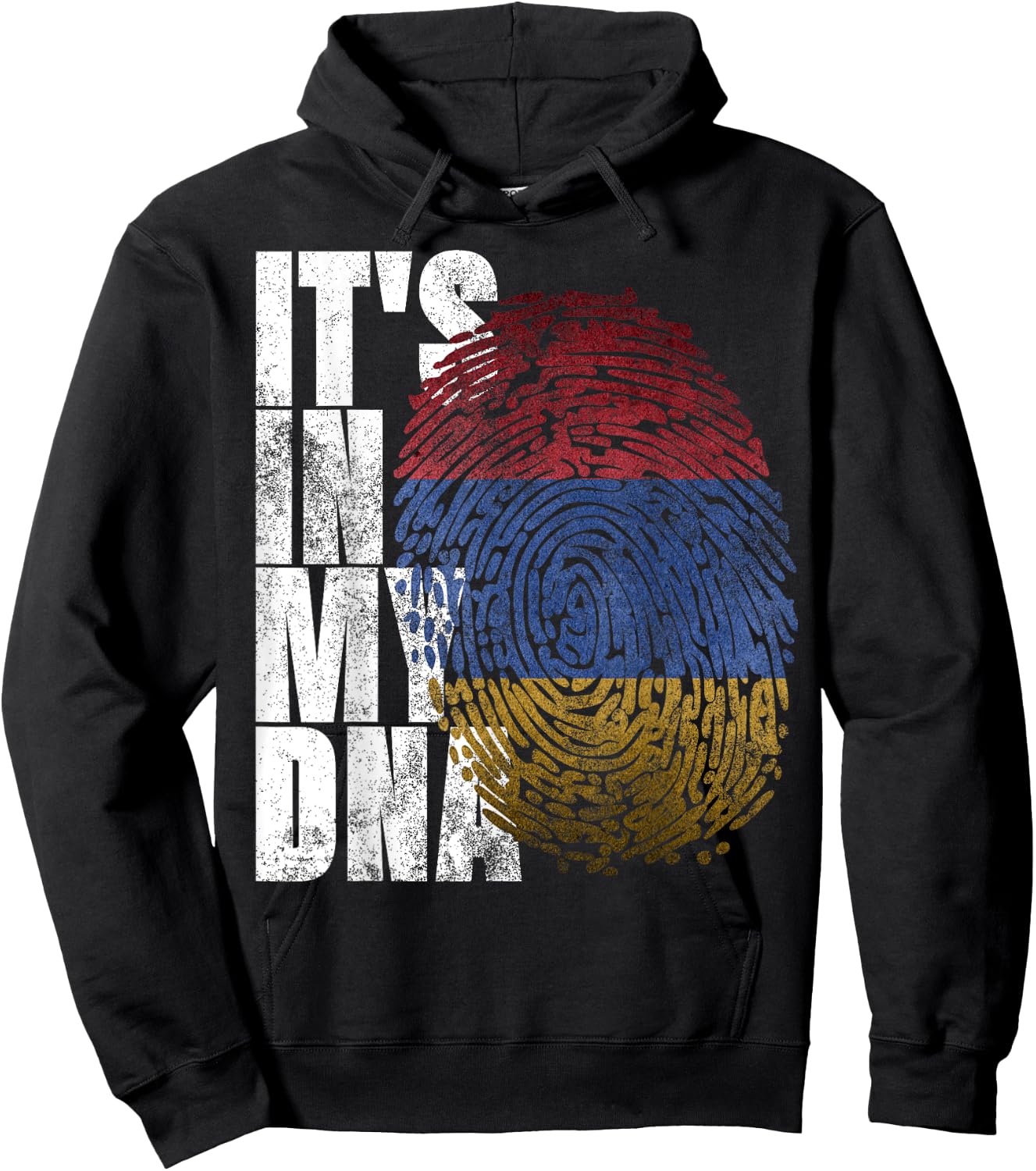 It's In My DNA Armenian Sign Proud Gifts Pride Armenia Flag Hoodie - Hoodie | Black