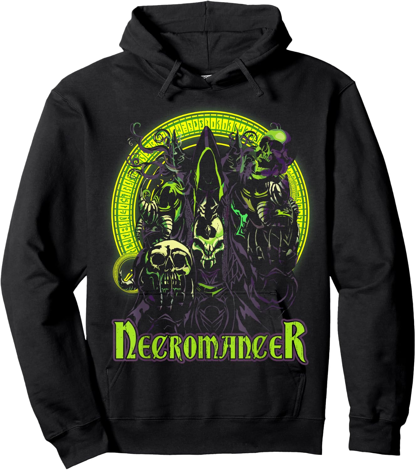 Necromancer Fantasy Magic Roleplaying Tabletop RPG Gamers Hoodie - Hoodie | Black
