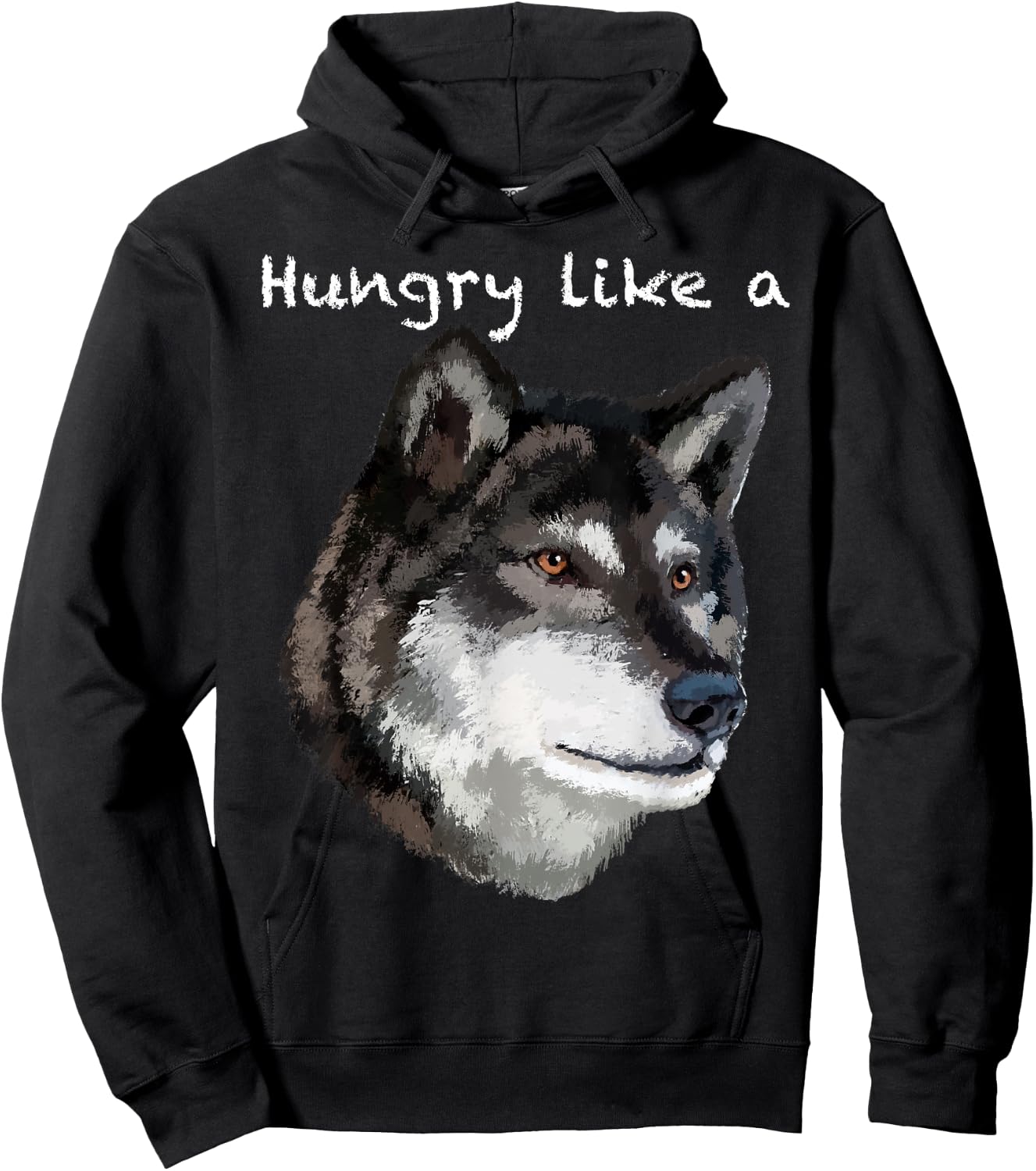 Hungry like a Wolf Shirt Hoodie - Hoodie | Black